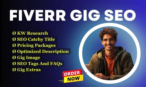 Write Seo Optimized Fiverr Gig Description And Complete Profile To Rank