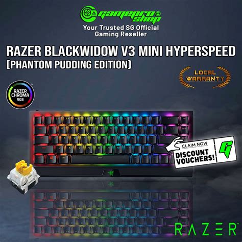 Phantom Pudding Edition Razer Blackwidow V3 Mini Hyperspeed Wireless