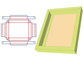 Free box template expansion diagram knife mold map generation download ...