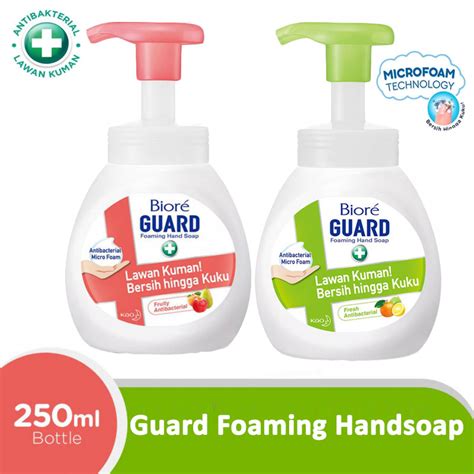 Biore Guard Foaming Hand Soap Antibacterial Pump Ml