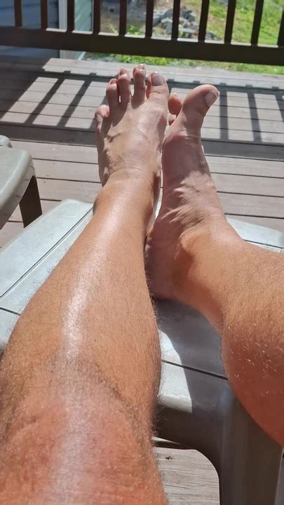 My Pedicured Feet And Hairy Legs 2 Gay Outdoor Porn Feat TNfootlvr XHamster
