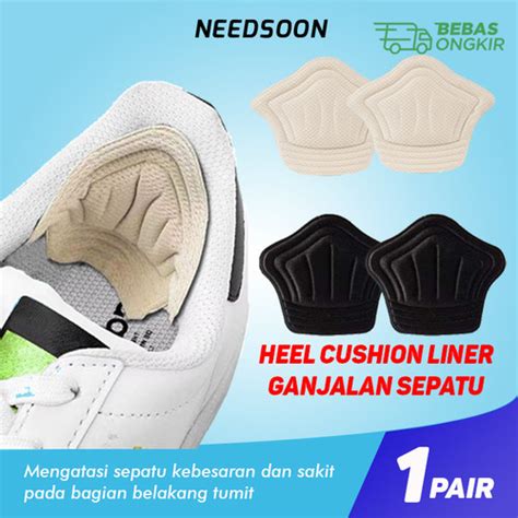 Promo Insole Sepatu Ganjalan Sneakers Kebesaran Anti Tumit Lecet