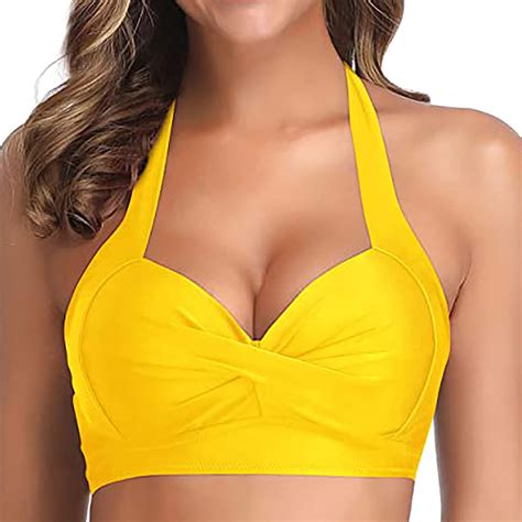 Summer Savings Clearance Enjoytime Women S Push Up Bikini Top Sexy