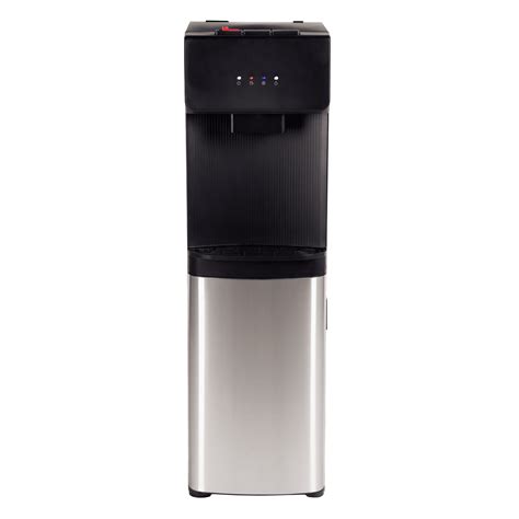 Great Value Bottom Loading Hot Cold Room Temp Water Dispenser Black Stainless Steel Water