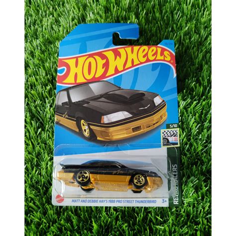 Jual Hot Wheels Matt And Debbie Hay S Pro Street Thunderbird Hitam Black Shopee Indonesia