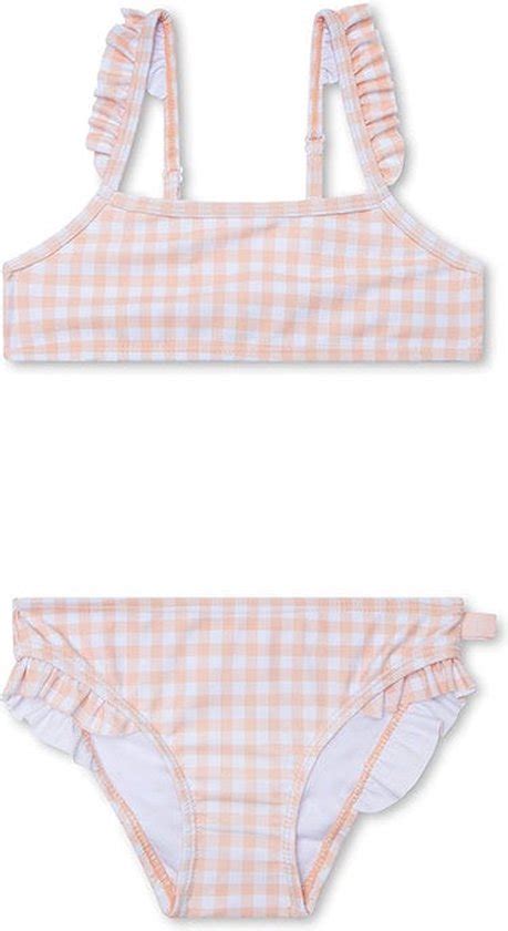 Swim Essentials Bikini Meisjes Zwemkleding Meisjes Abrikoos Oranje Maat Bol