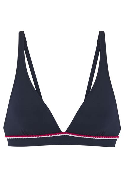 S Oliver Triangel Bikini Top Junis Marine Cup C D