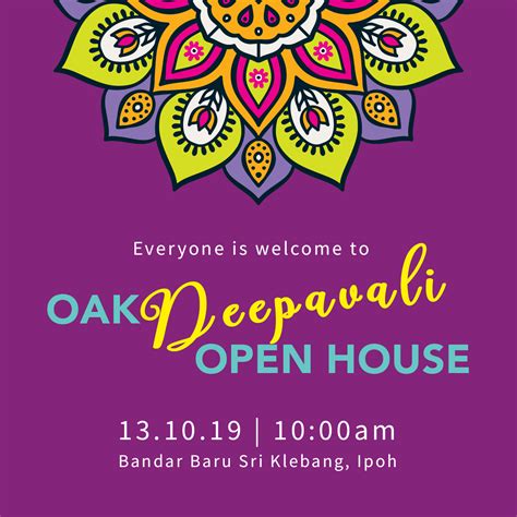 Celebrate Deepavali at Oak Open House - Kinta Properties