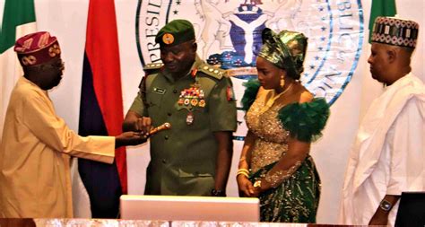 PHOTOS Tinubu Decorates Service Chiefs With New Ranks Tribune Online