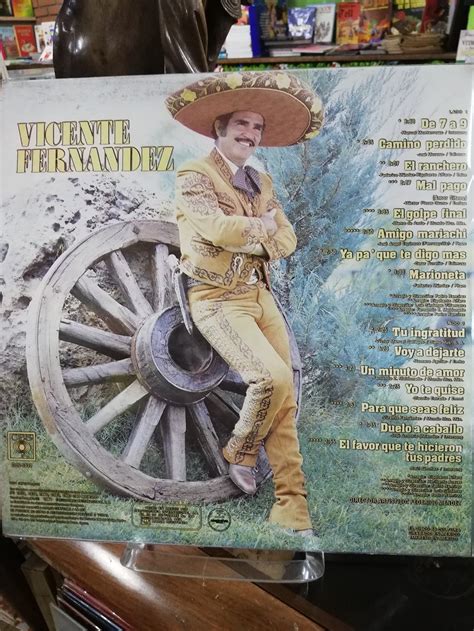 Lp Vicente Fernandez 15 Nuevos Exitos Con El Idolo De Mexico Dcs1012