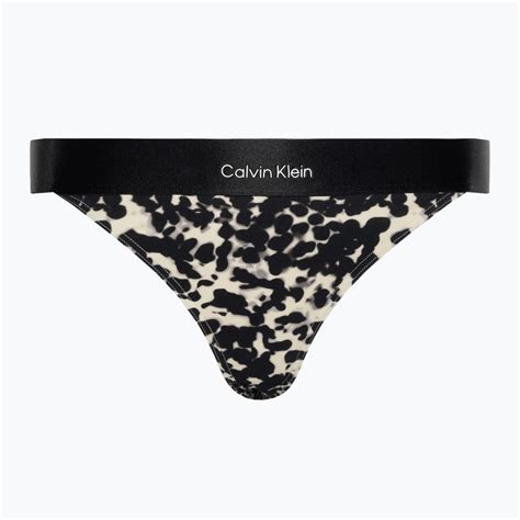 Dół od stroju kąpielowego Calvin Klein Cheeky Bikini Print blurred animal KW KW GM