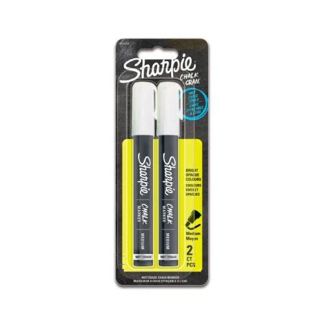 Sharpie Chalk Markers Wet Erase Chalk Pens White 2 Count 2 Cou Us