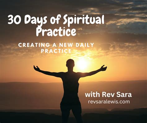 Days Of Spiritual Practice