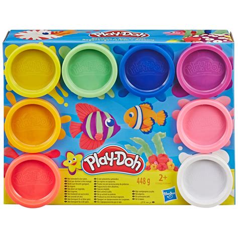 Play Doh Tubs Rainbow Starter 8 Pack Assortment Smyths Toys Uk