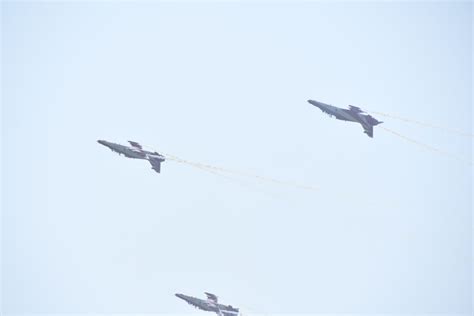 Iafs Surya Kiran Aerobatic Team Performs Spectacular Air Show Over