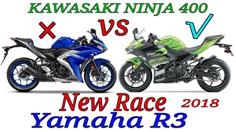 Kawasaki Ninja Vs Yamaha R Race Youtube