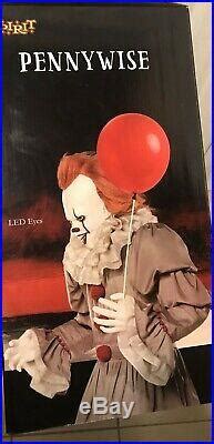 IT CLOWN Halloween 6.5 Ft Pennywise Animatronic Decoration Halloween Prop Spirit | Halloween ...