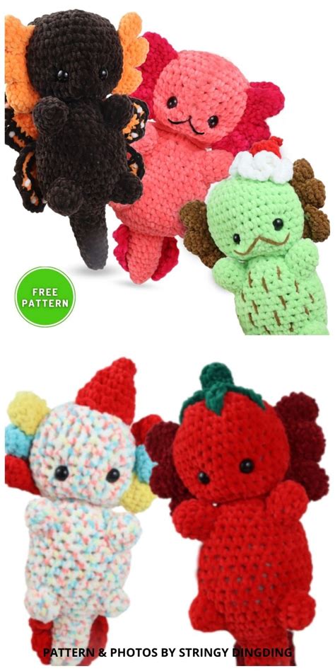 8 Lovable Crochet Amigurumi Axolotl Patterns Crafting Happiness