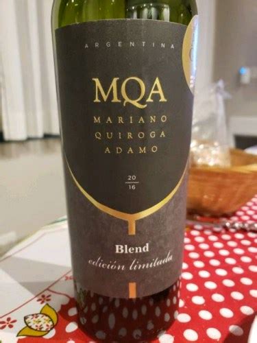 Mariano Quiroga Adamo Blend Edici N Limitada Vivino