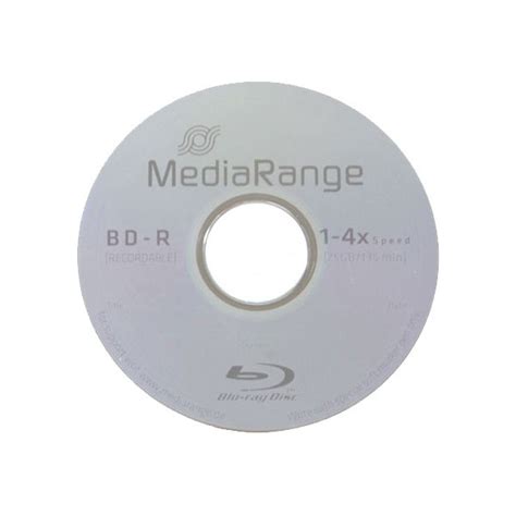 Blu ray Disc Mediarange BD R 25 Go 1 4x vitesse en cakebox 50 piÃces