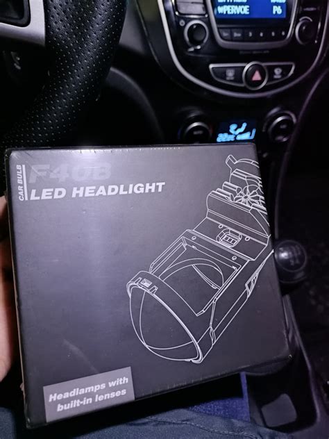 Минилинзы DAWNKNIGHT F40B H4 — Hyundai Solaris (1G), 1,6 л, 2014 года ...