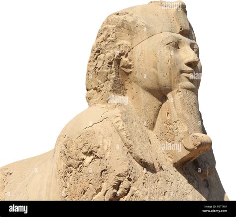 The Alabaster Sphinx Of Memphis Egypt Stock Photo Alamy