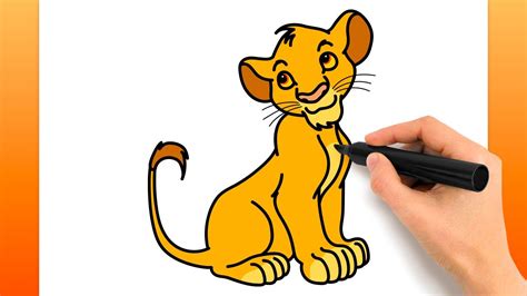 Comment Dessiner Simba Tutoriel De Dessin Facile Youtube