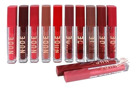 Set De Labiales Colores Mate Nude Duradero Mercado Libre