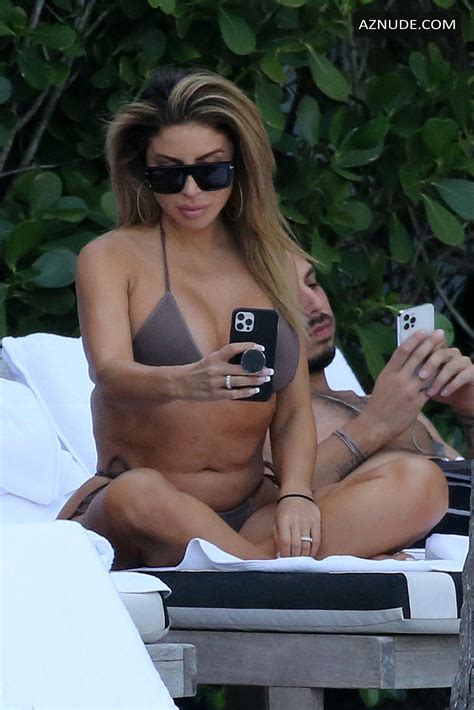 Larsa Pippen Sexy Relaxes By The Pool Showing Off Her Hot Bikini Body In Miami AZNude