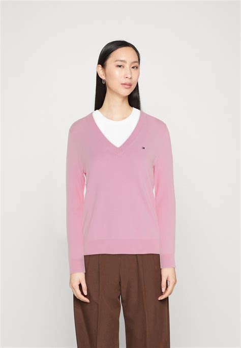 Tommy Hilfiger Stitch Strickpullover Iconic Pink Pink Zalando Ch