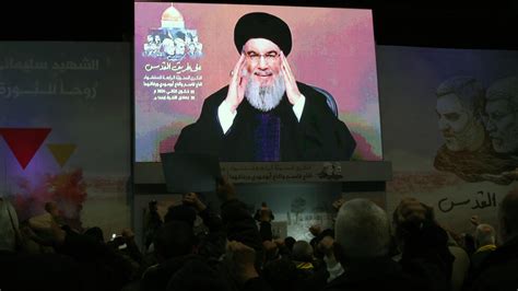 Hezbollah leader warns Israel against waging war on Lebanon