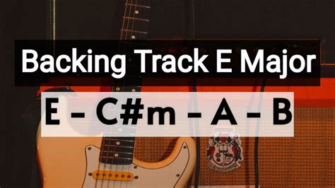 E Major Rock Pop Backing Track 100 Bpm Free Jam Track For Guitarists Guitar Backing Track