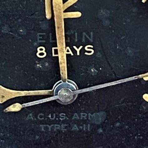 Elgin Wwii 8 Day Aircraft Us Army A 11 Clock Ac 34898 Spec No 94