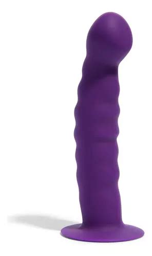 Platanomelón Dildo Anal Vaginal Harry Tacto De Seda Color Lila