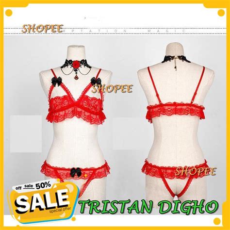 Jual Open Big Breast Transparent Sexy Lingerie Sets G String Bikini A Open Big Breast