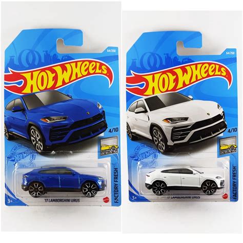 Jual Hotwheels Hot Wheels Lamborghini Urus Putih Biru Hotwheels Real Car Shopee Indonesia