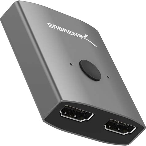 Sabrent 2-Port 4K HDMI Sharing Switch DA-HSW2 B&H Photo Video