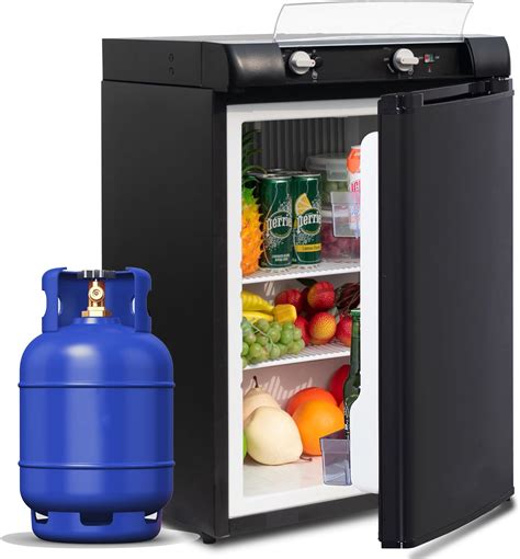 Smeta Propane Fridge Lpg V Way Cu Ft Outdoors Refrigerator For