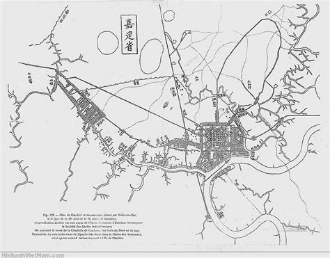 Bản đồ Sài Gòn - Gia Định do Trần Văn Học vẽ năm 1815 | Old map, Map ...