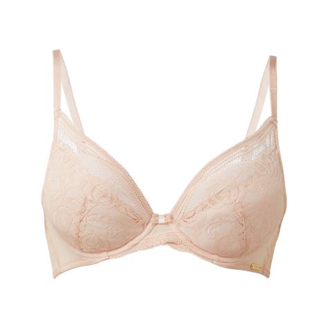 Encore Padded High Apex Bra In Blush Lingerie Gossard