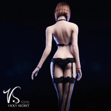 1 6 Lace Lingerie Bra Garter Stockings Set For 12 PHICEN Hot Toys Female Figure EBay