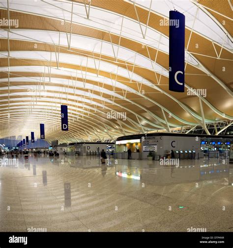Modern Airport Hall Stock Photo Alamy
