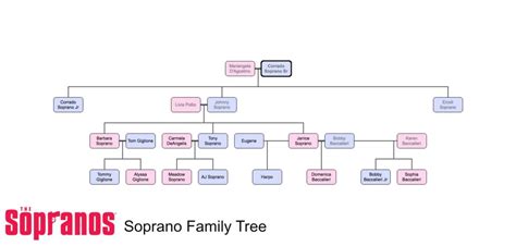 4 Family Trees in The Sopranos | Zubin Doshi