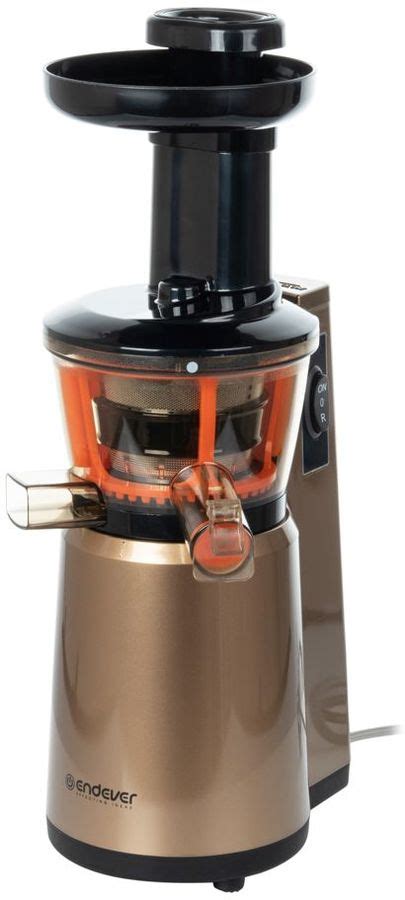 Характеристики Соковыжималка Endever Sigma 93, шнековая, медный и ...