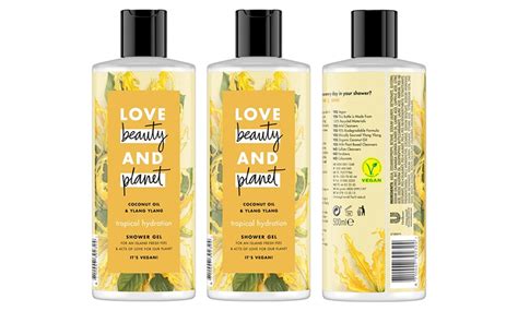 Love, Beauty and Planet Tropical Hydration Shower Gel Three-Pack 500ml ...