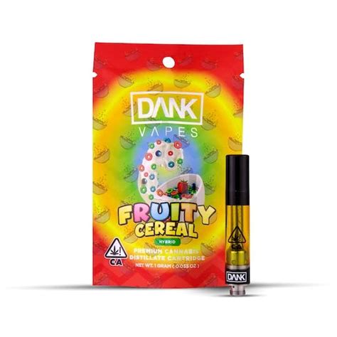 Fruity Cereal Dank Vapes 1g Premium Thc Cartridge For Sale Dank Vapes