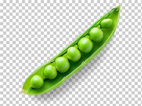 Premium Psd Pea Pod Isolated On Transparent Background Png Psd