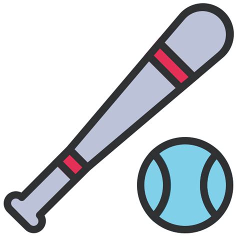 Icono De Pelota De Beisbol Generic Outline Color