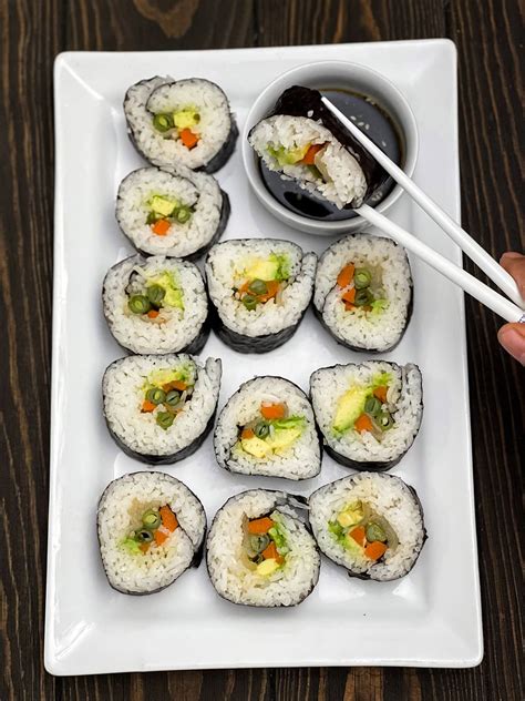Vegan Sushi Recipe Healthier Steps