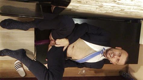 Werther In Suit And Tie OTC Socks Drills Ass With A Dildo FUN At Home Free Porn Videos